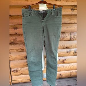 Just USA Women's Straight Leg Jeans in Olive